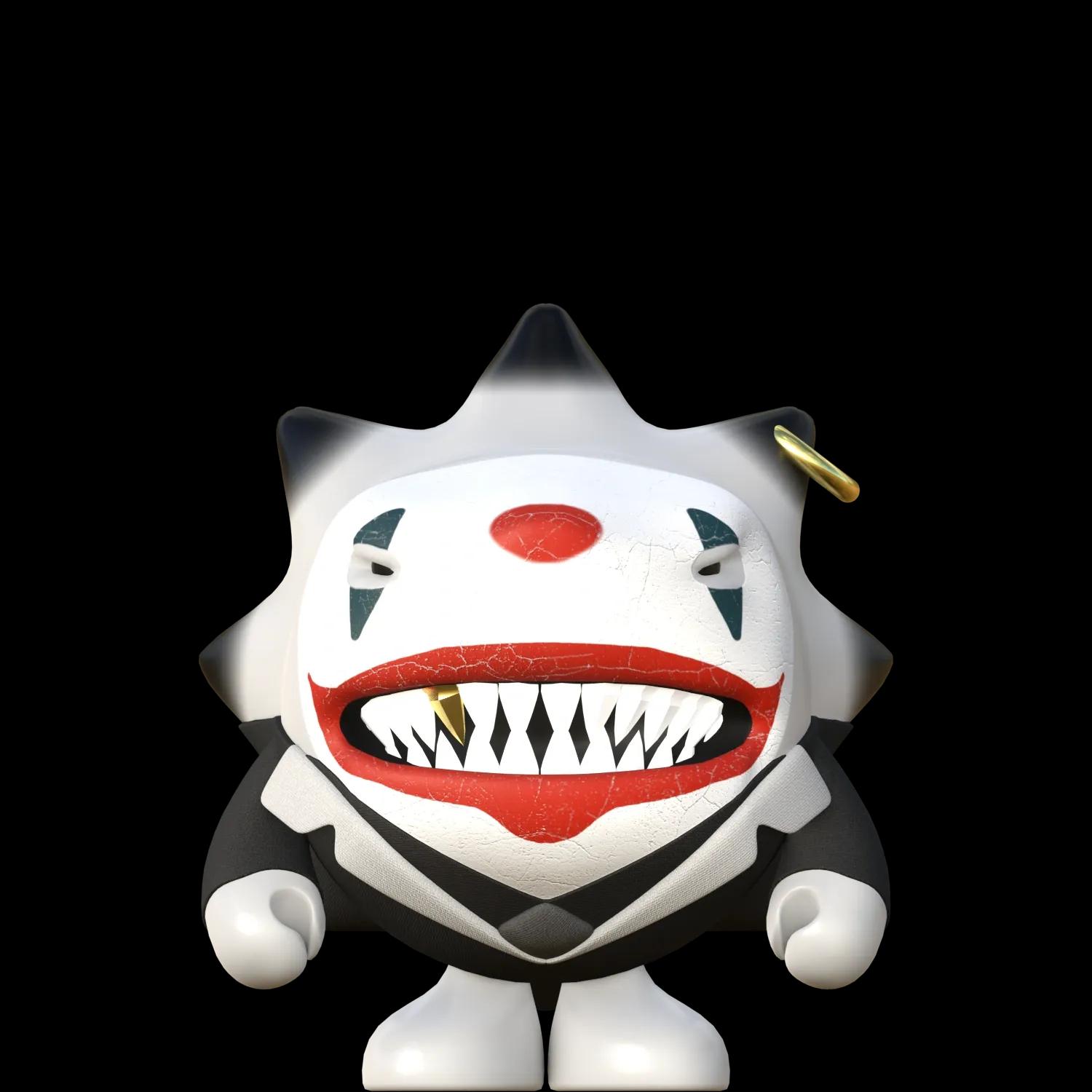 sharclown-chiko | Collectible designer toys at R.Toys sharclown-chiko