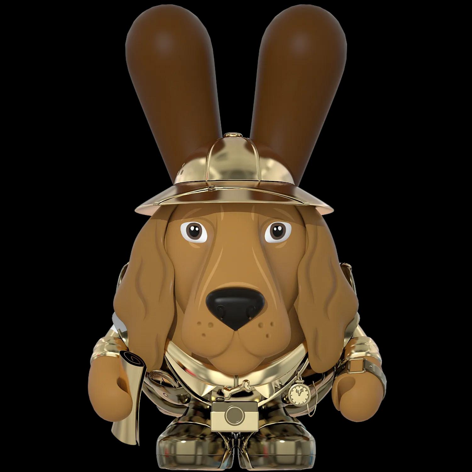 teoko-special-gold | Collectible designer toys at R.Toys teoko-special-gold