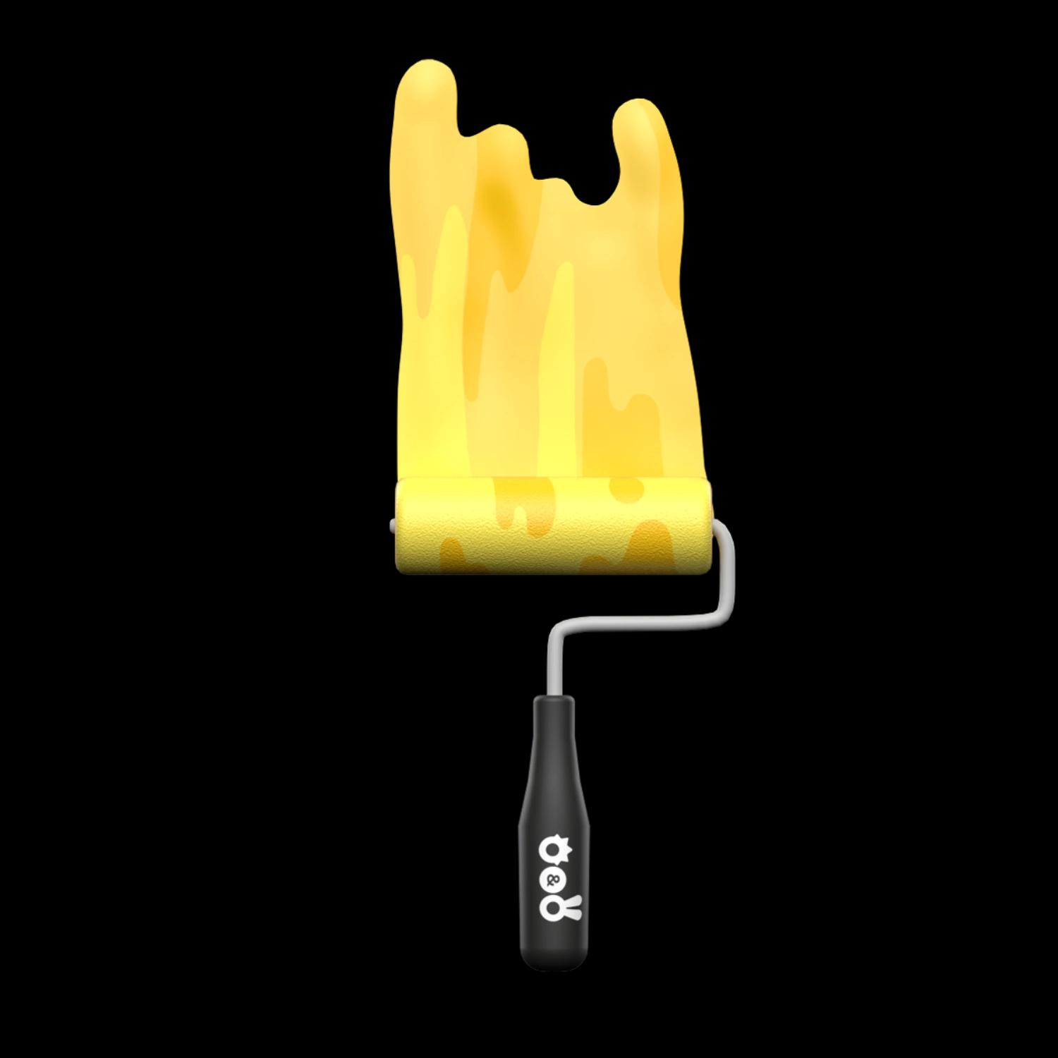 paint-roller-yellow