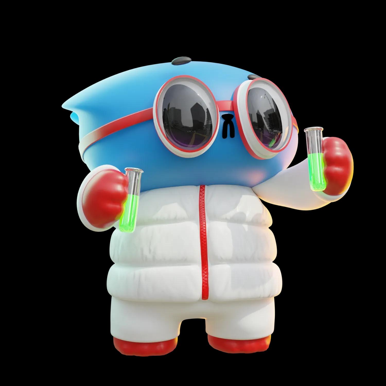 pif-chemist | Collectible designer toys at R.Toys pif-chemist