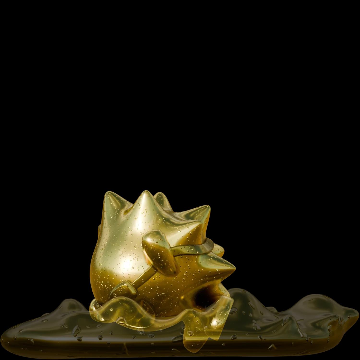 aqua-flash-gold | Collectible designer toys at R.Toys aqua-flash-gold