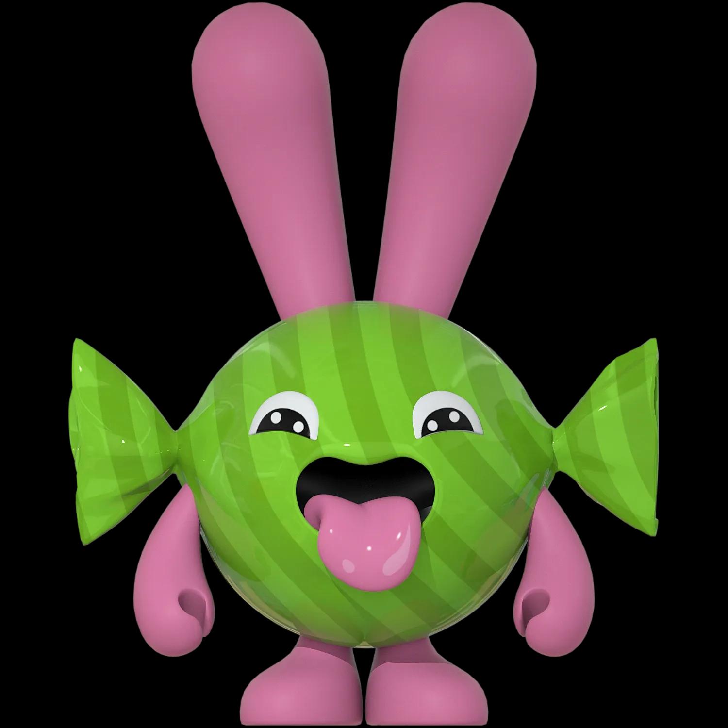 candy-bunny-pop | Collectible designer toys at R.Toys candy-bunny-pop