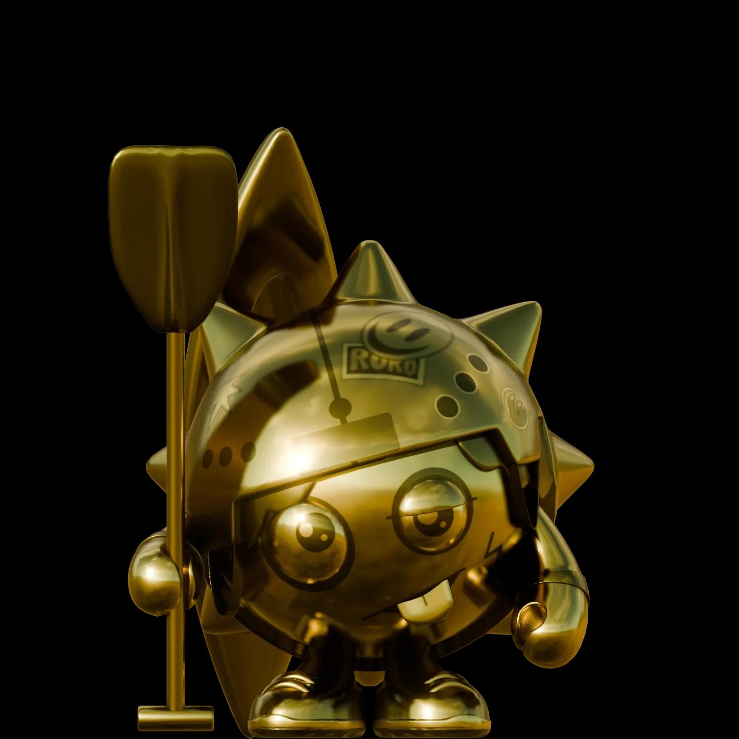 captain-splash-gold | Collectible designer toys at R.Toys captain-splash-gold