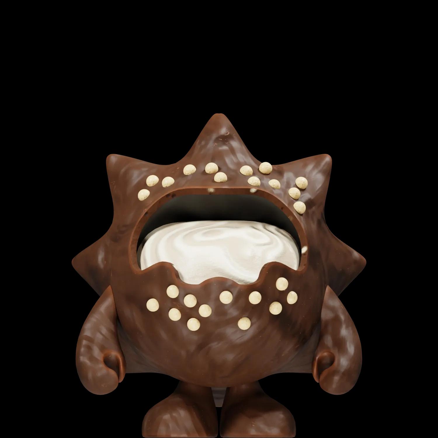chocolate-nut | Collectible designer toys at R.Toys chocolate-nut