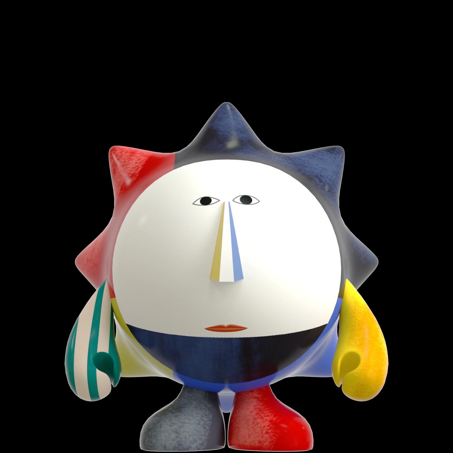colorful-head | Collectible designer toys at R.Toys colorful-head