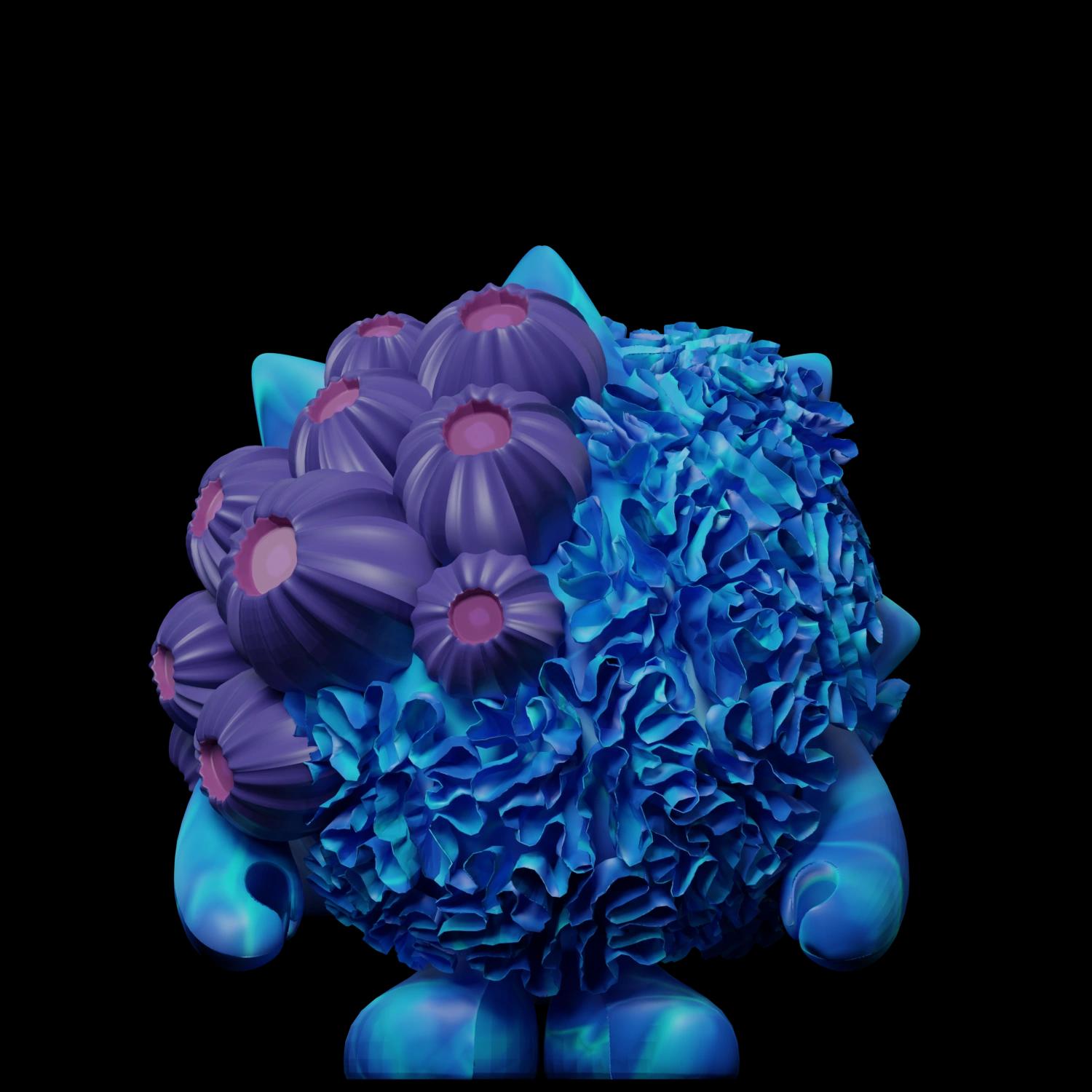 azure-coral | Collectible designer toys at R.Toys azure-coral