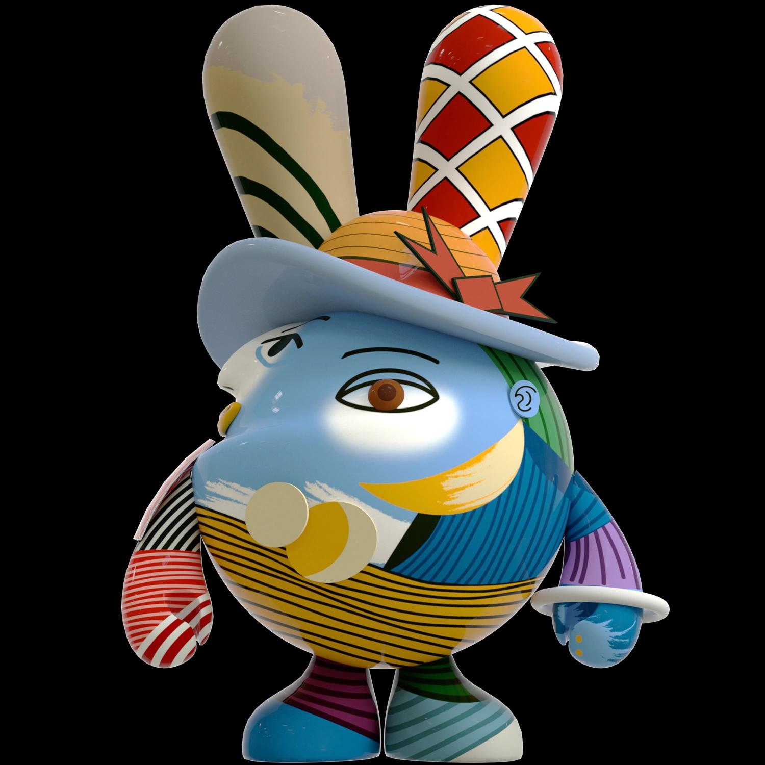 cubist-woman | Collectible designer toys at R.Toys cubist-woman