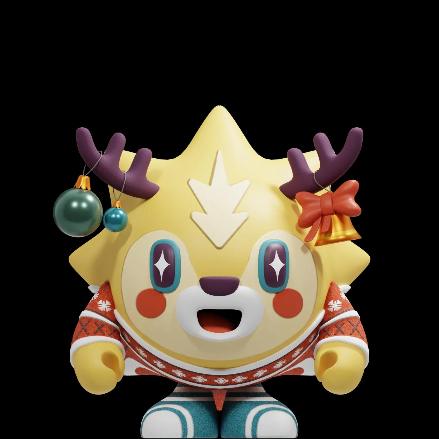 festive-deer | Collectible designer toys at R.Toys festive-deer