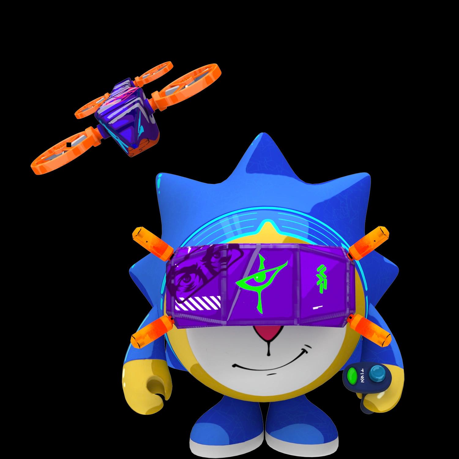 cyberchiko-bluey | Collectible designer toys at R.Toys cyberchiko-bluey