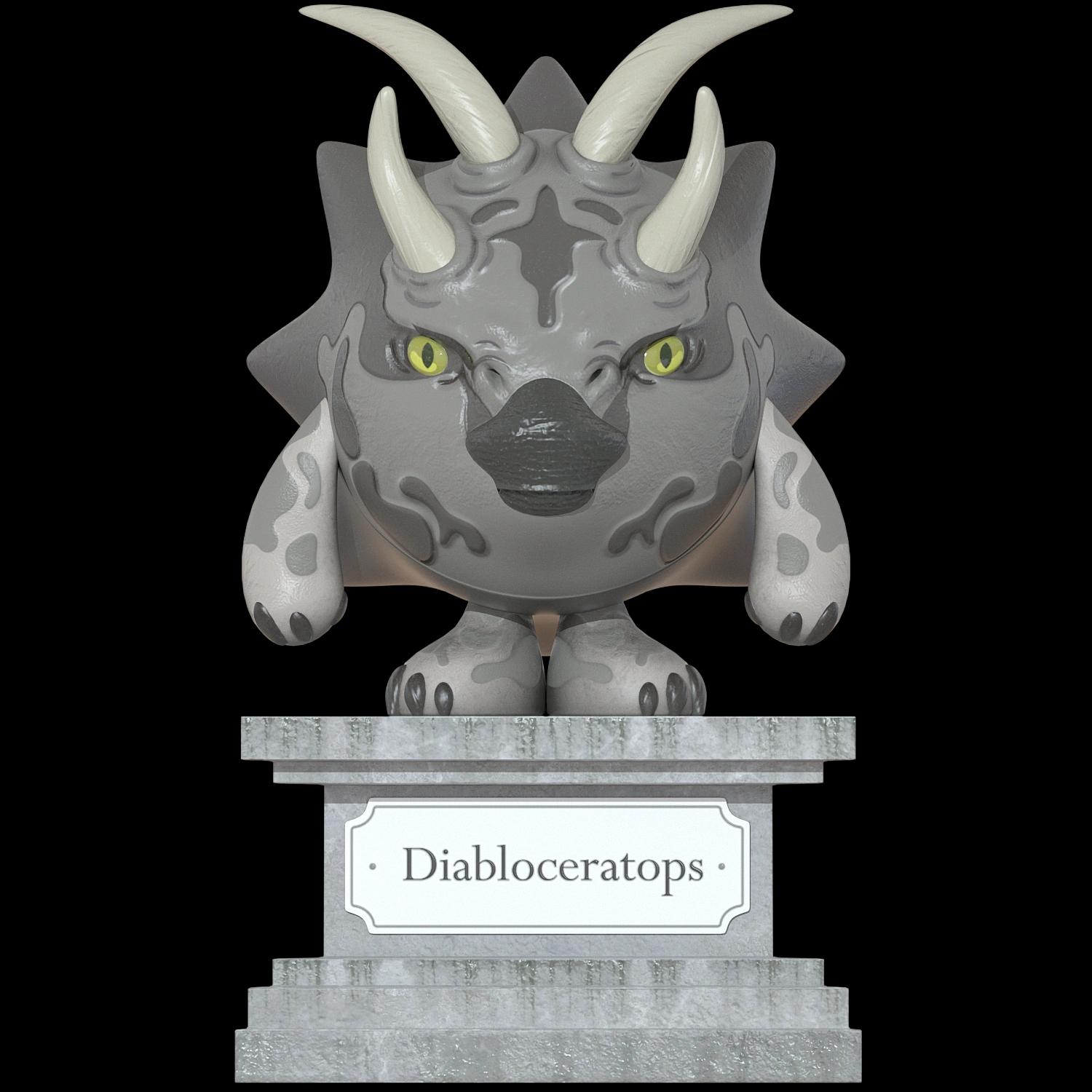 diabloceratops | Collectible designer toys at R.Toys diabloceratops