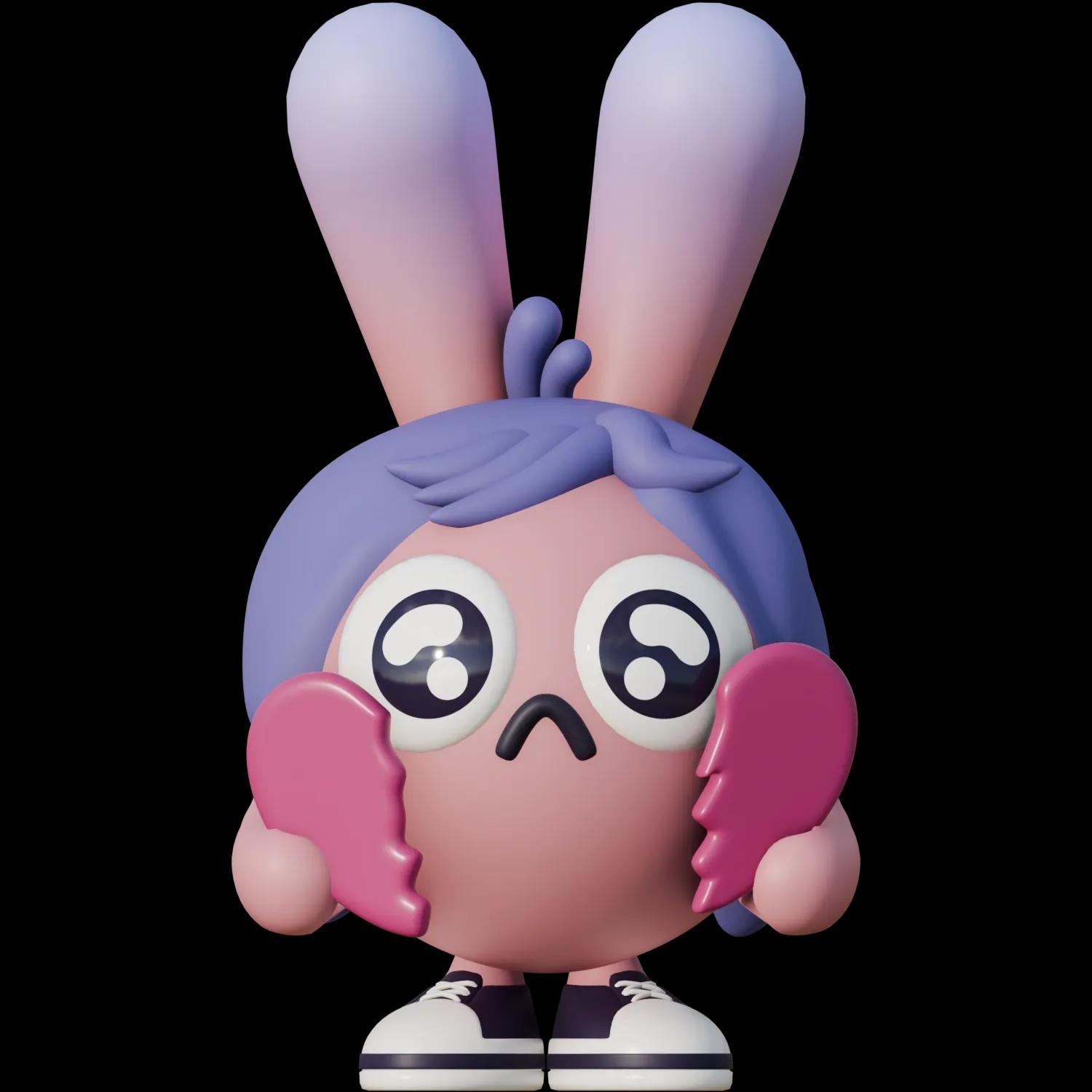 emo-ellie | Collectible designer toys at R.Toys emo-ellie