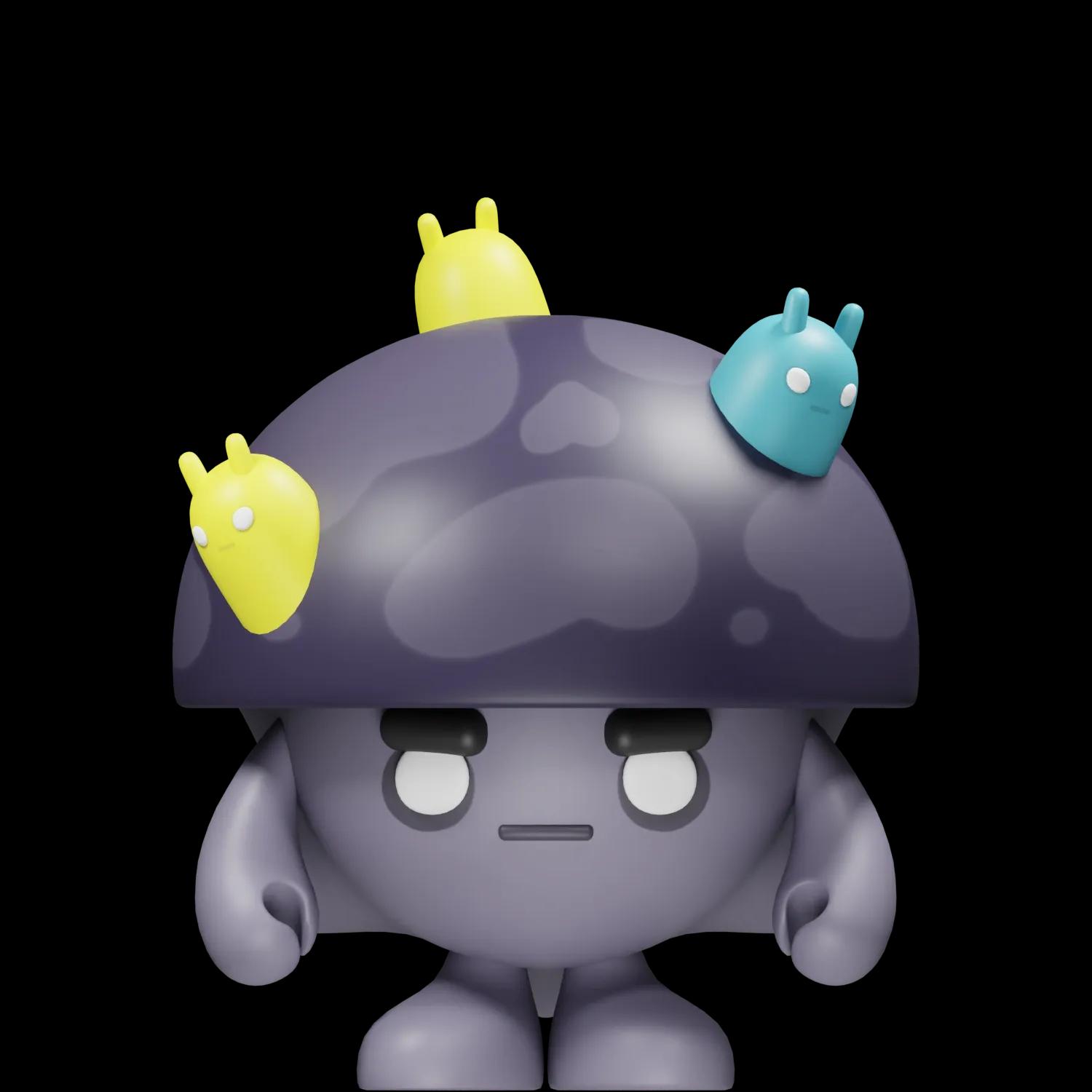 emo-shroom | Collectible designer toys at R.Toys emo-shroom