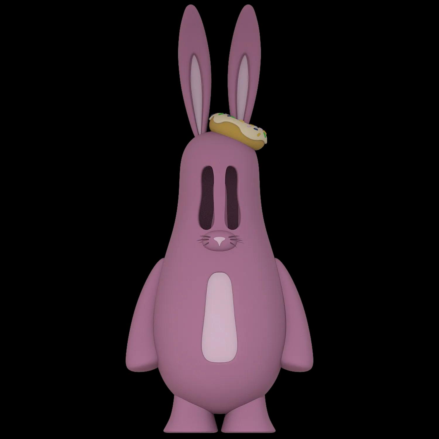 donut-bunny | Collectible designer toys at R.Toys donut-bunny