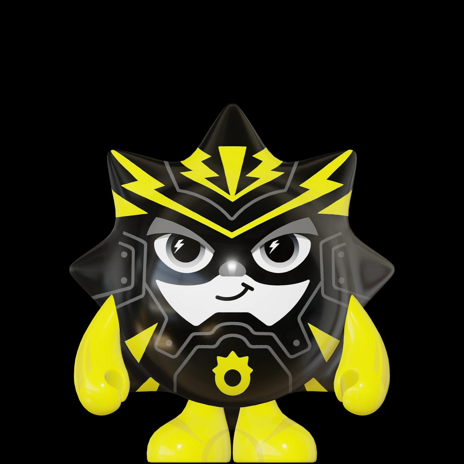 flash-hero-black | Collectible designer toys at R.Toys flash-hero-black