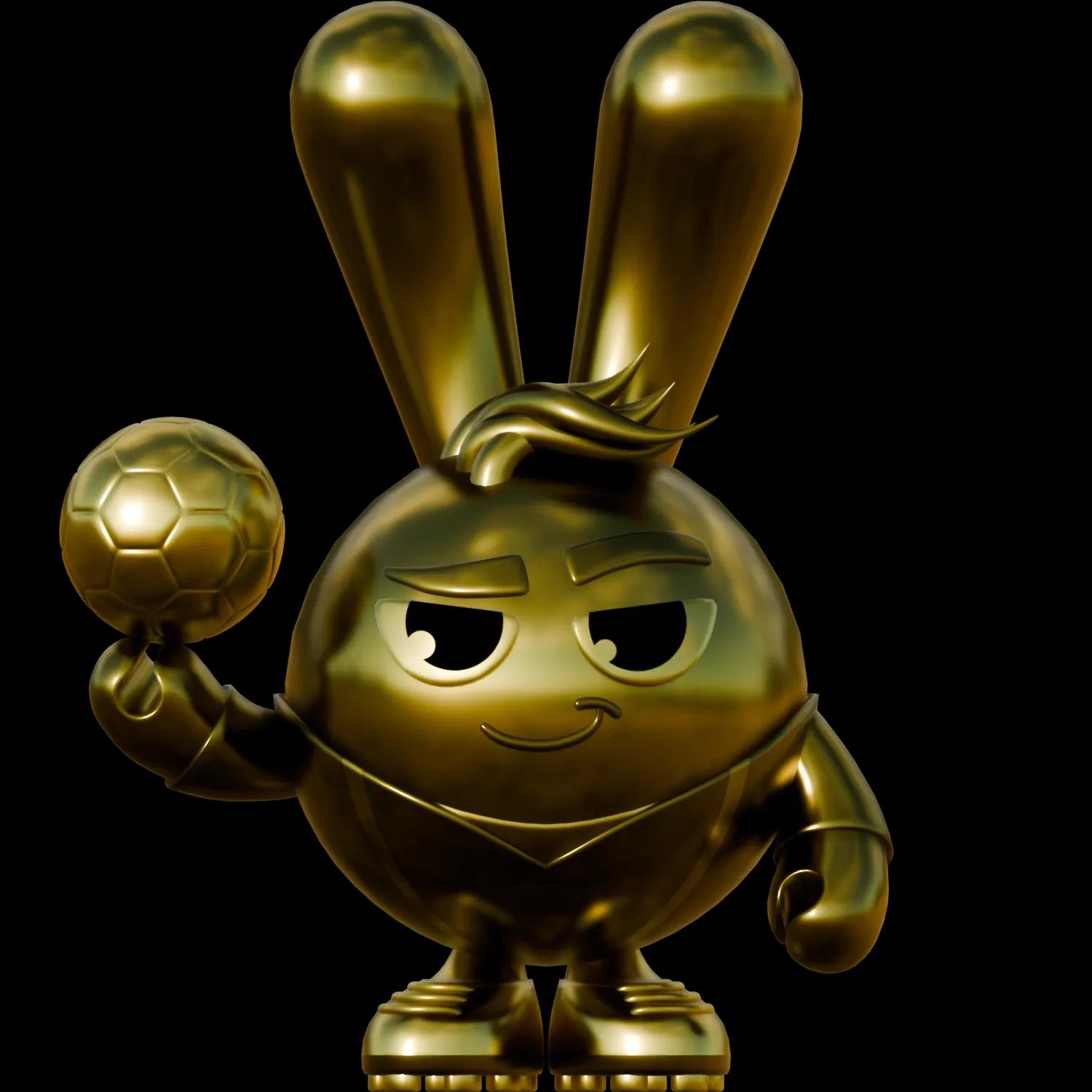 goal-maestro-gold | Collectible designer toys at R.Toys goal-maestro-gold