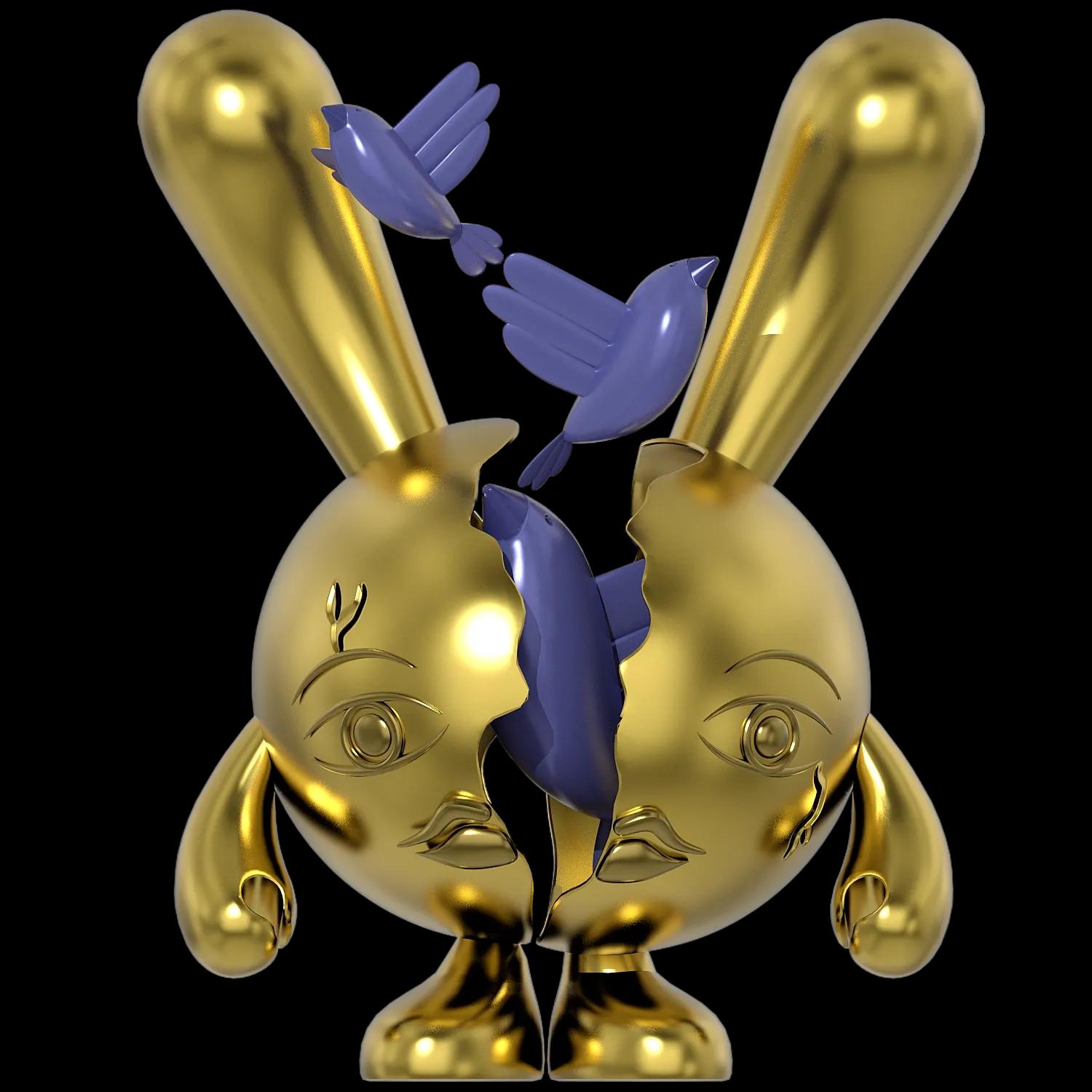 golden-takeoff | Collectible designer toys at R.Toys golden-takeoff