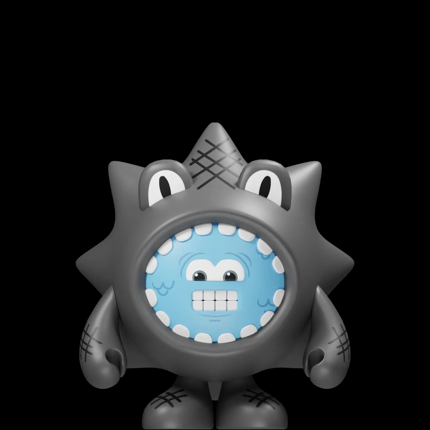 grinning-sharky | Collectible designer toys at R.Toys grinning-sharky