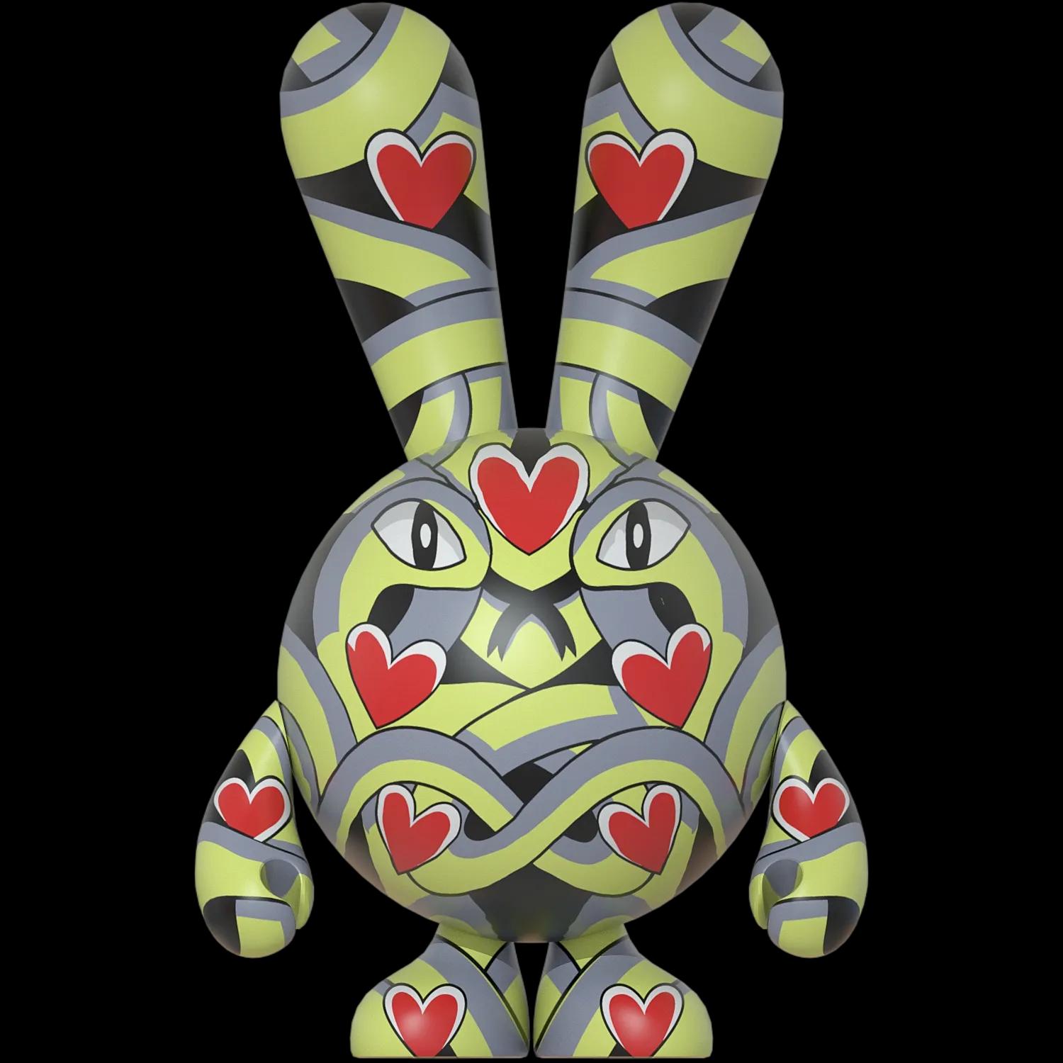 heart-hopper | Collectible designer toys at R.Toys heart-hopper