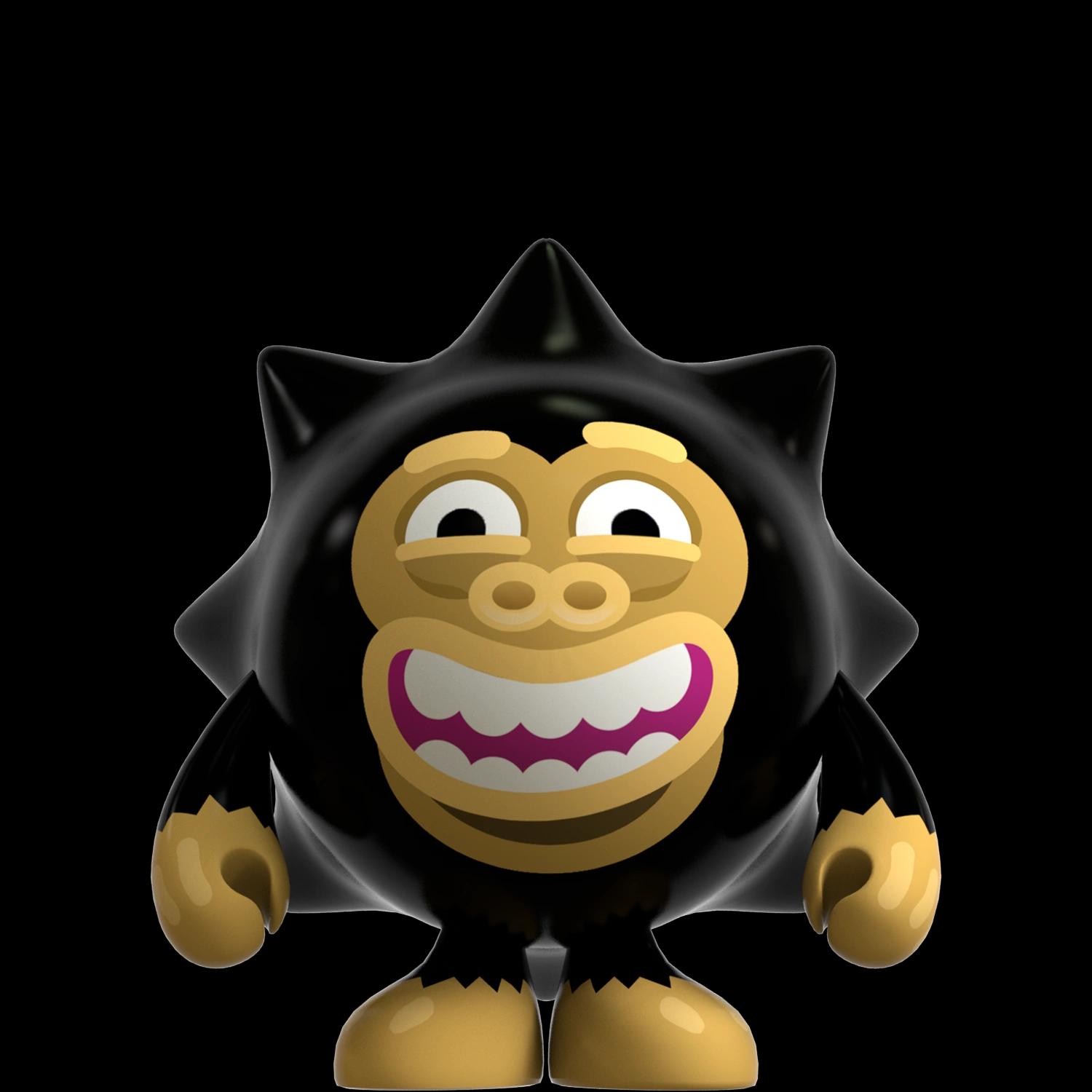 moment-of-laughter-day-black-edition | Collectible designer toys at R.Toys moment-of-laughter-day-black-edition