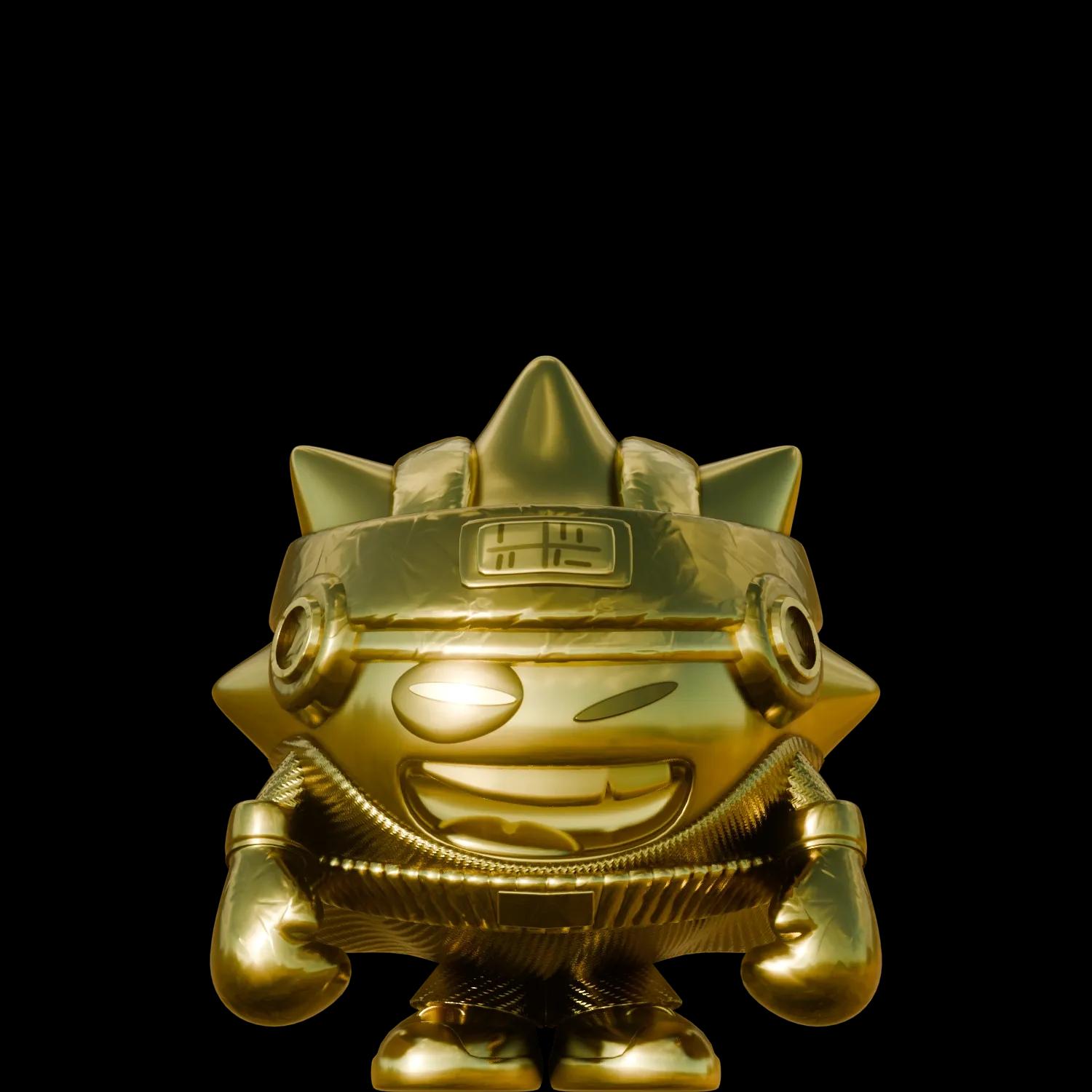 knockout-ned-gold | Collectible designer toys at R.Toys knockout-ned-gold
