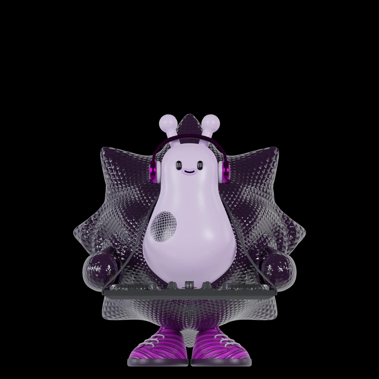 dj-snail | Collectible designer toys at R.Toys dj-snail