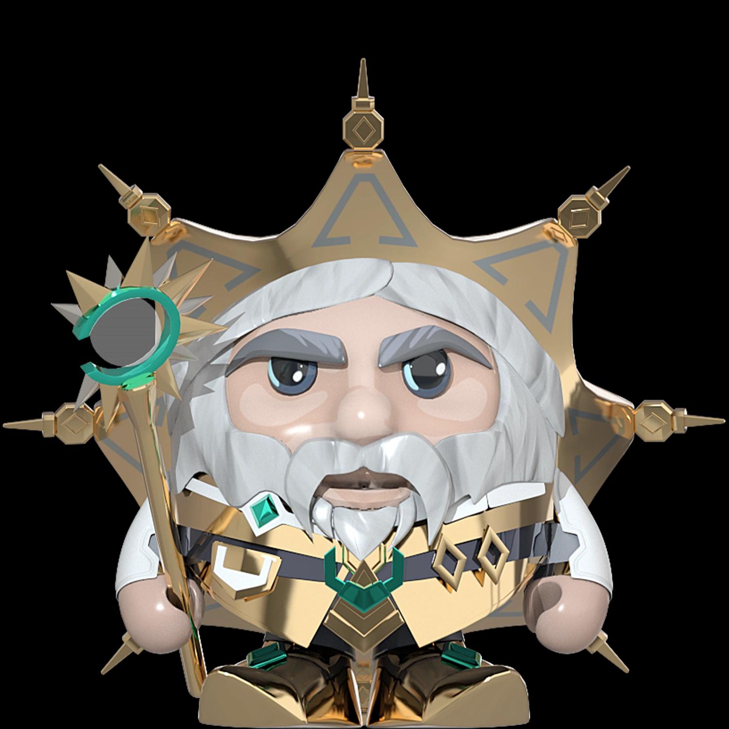 nomad-mage-chiko-gold | Collectible designer toys at R.Toys nomad-mage-chiko-gold