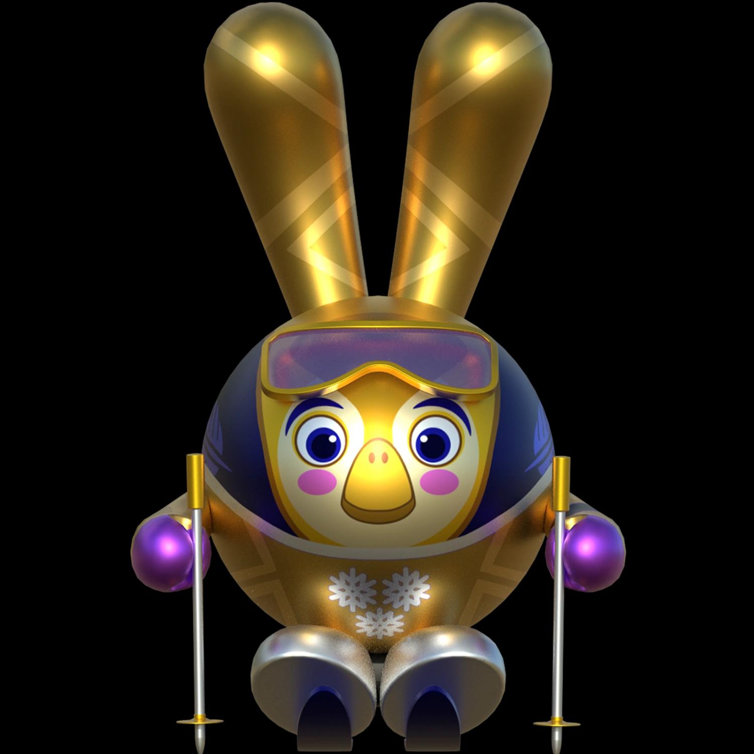 para-biathlon-gold-edition | Collectible designer toys at R.Toys para-biathlon-gold-edition