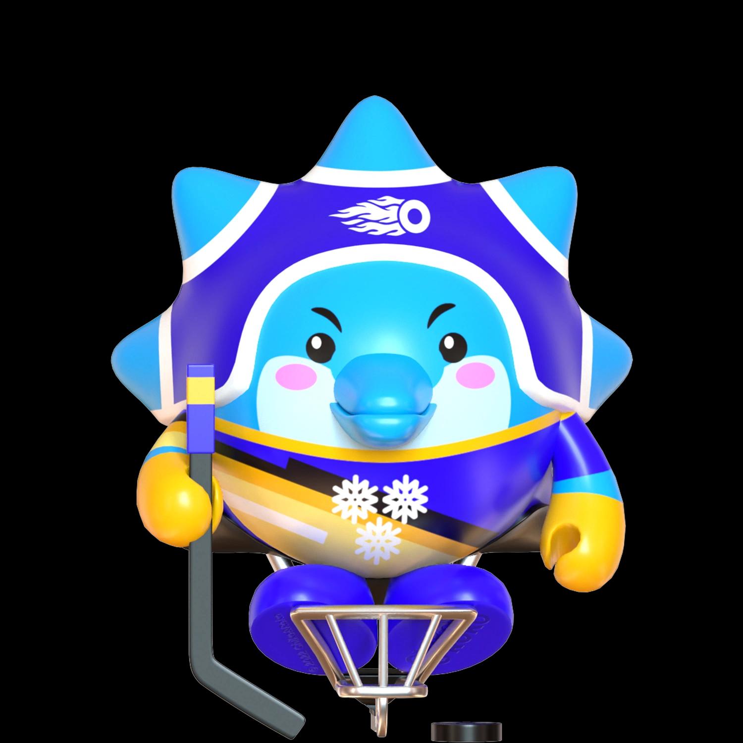 para-ice-hockey-blue-edition | Collectible designer toys at R.Toys para-ice-hockey-blue-edition