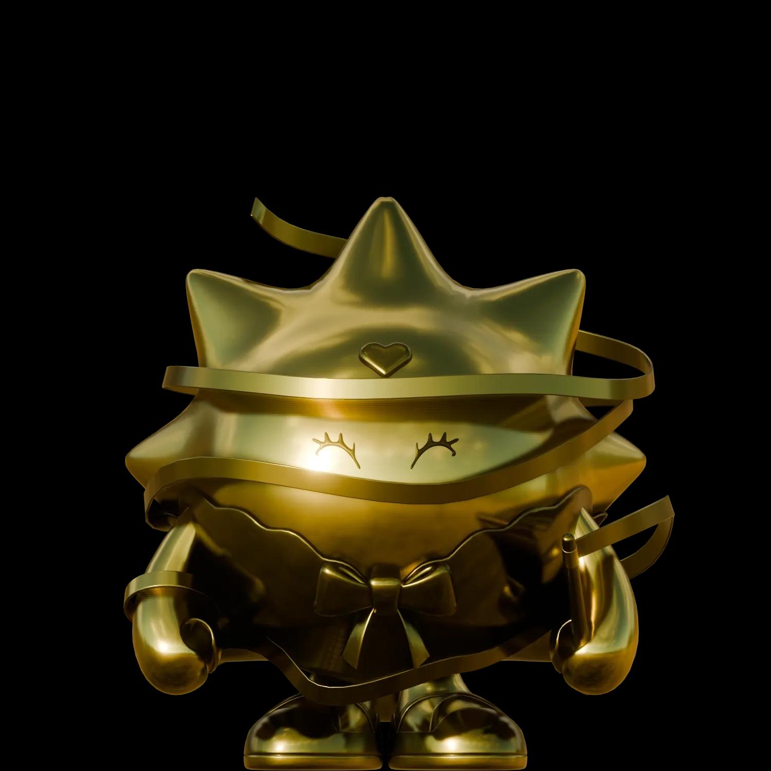 pixie-pirouette-gold | Collectible designer toys at R.Toys pixie-pirouette-gold