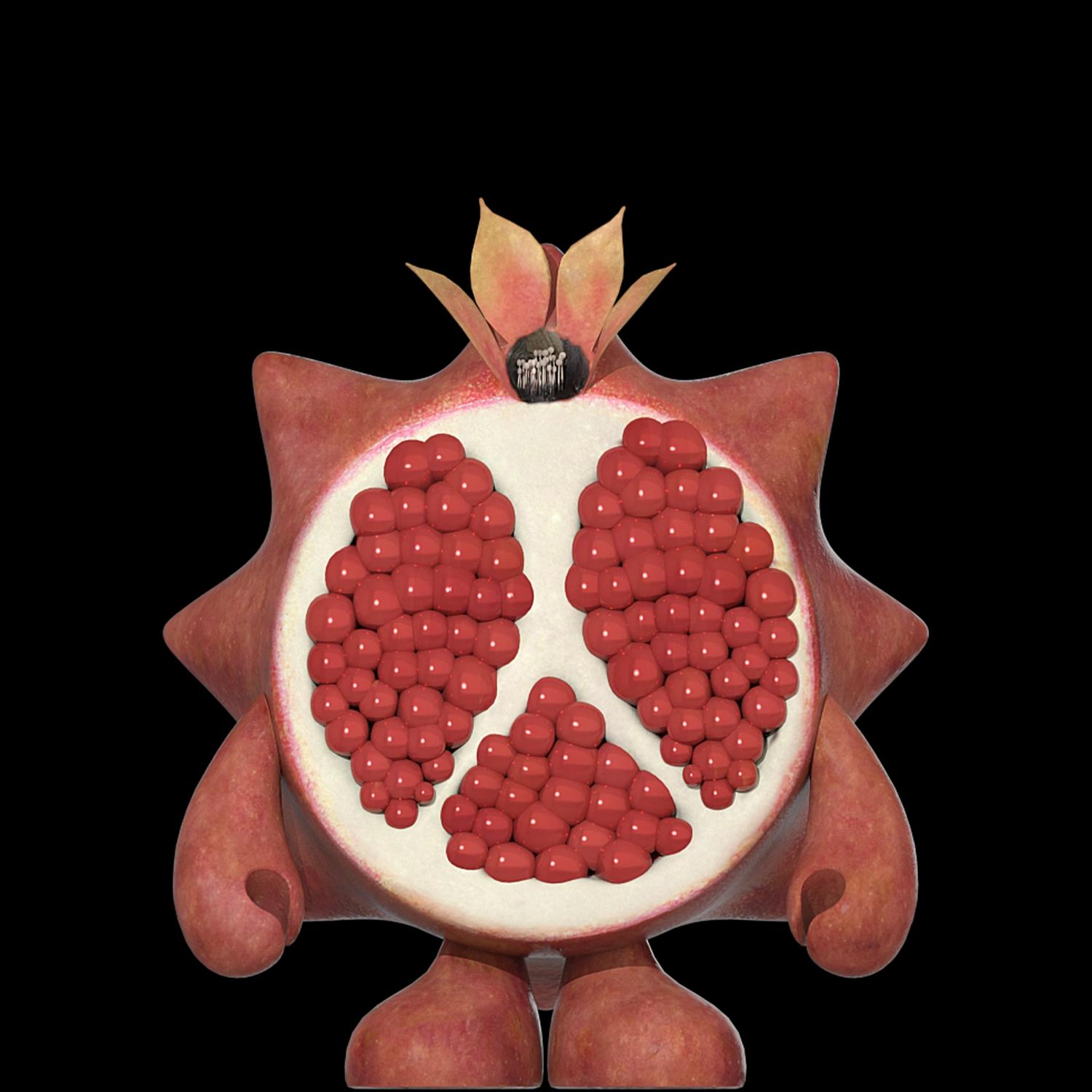 yami-pomegranate | Collectible designer toys at R.Toys yami-pomegranate