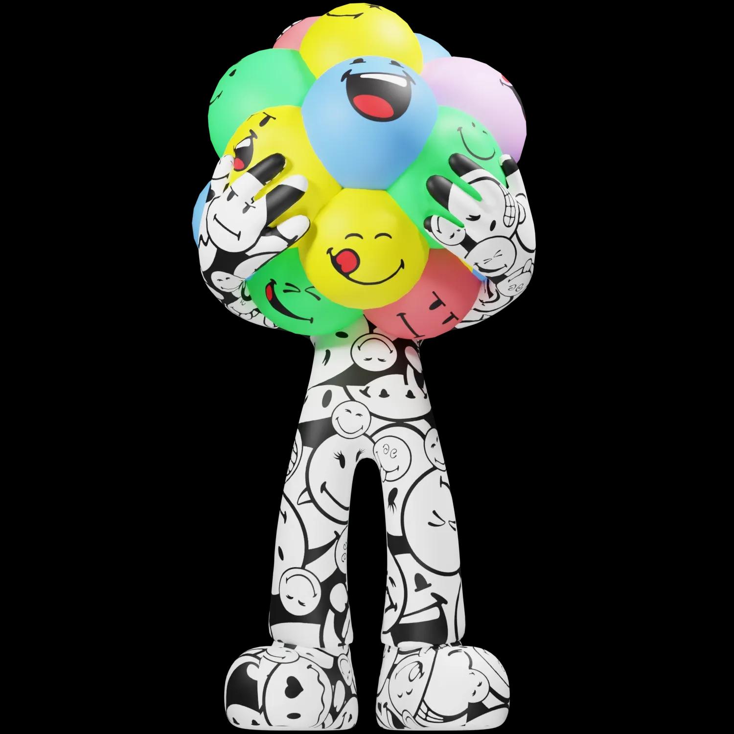 smileyman-polkadot | Collectible designer toys at R.Toys smileyman-polkadot