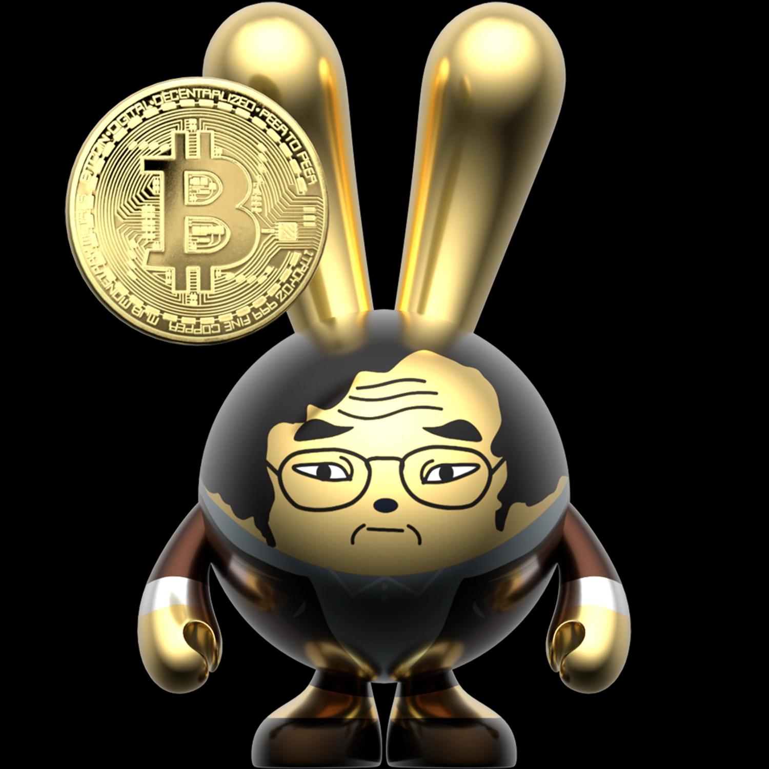 satoshi-gold-edition | Collectible designer toys at R.Toys satoshi-gold-edition