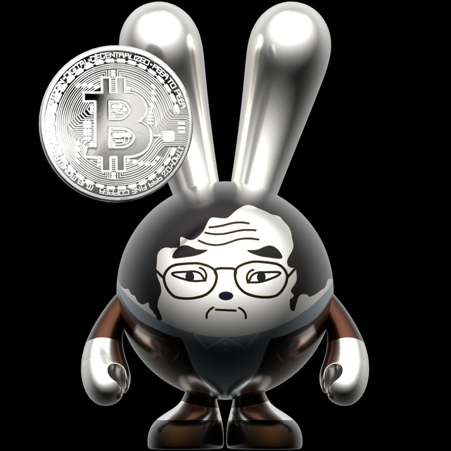 satoshi-silver-edition | Collectible designer toys at R.Toys satoshi-silver-edition
