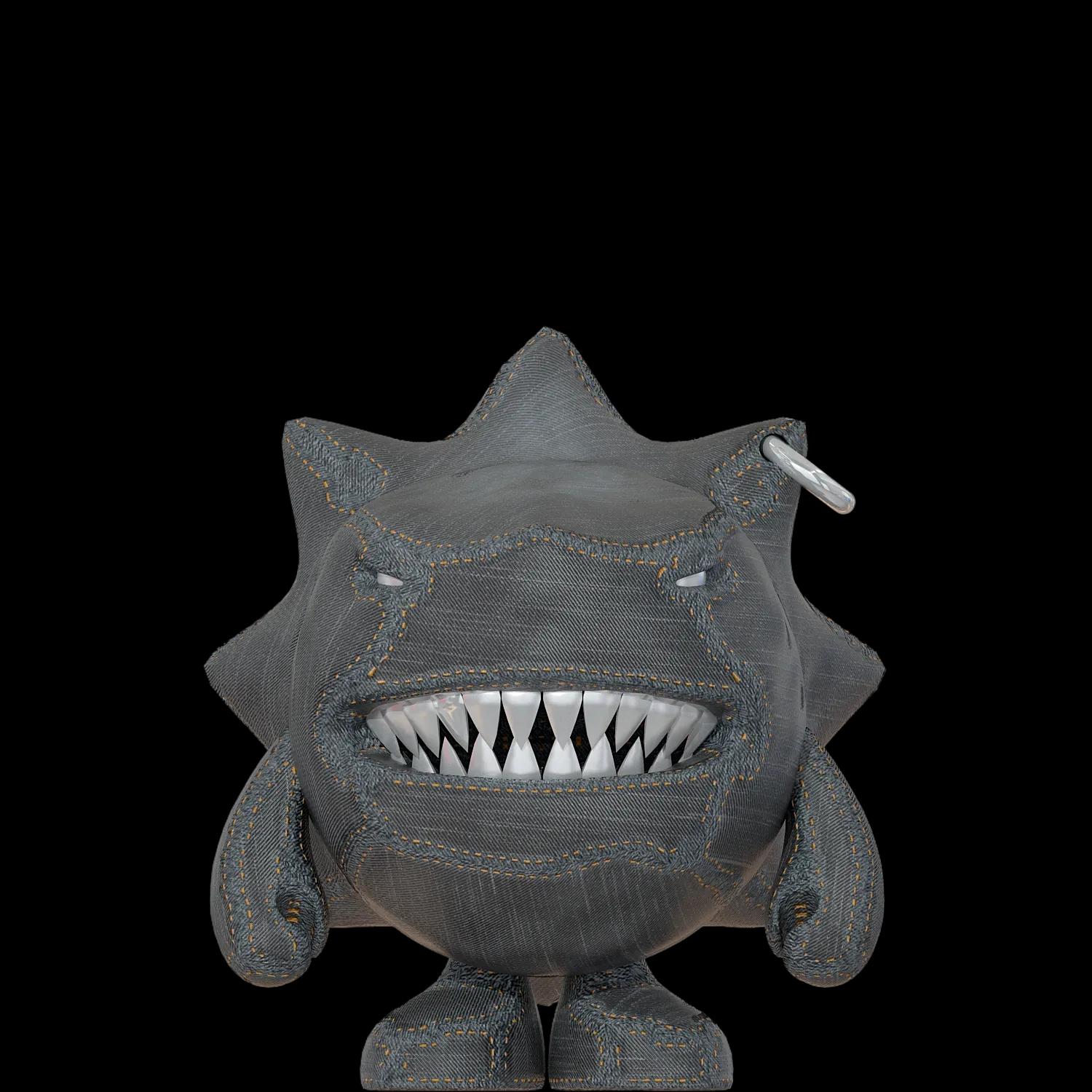 sharko-jeans-chiko | Collectible designer toys at R.Toys sharko-jeans-chiko