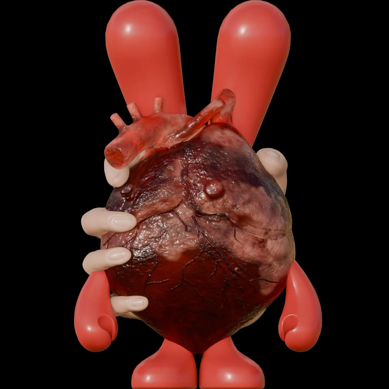 hearts-embrace | Collectible designer toys at R.Toys hearts-embrace