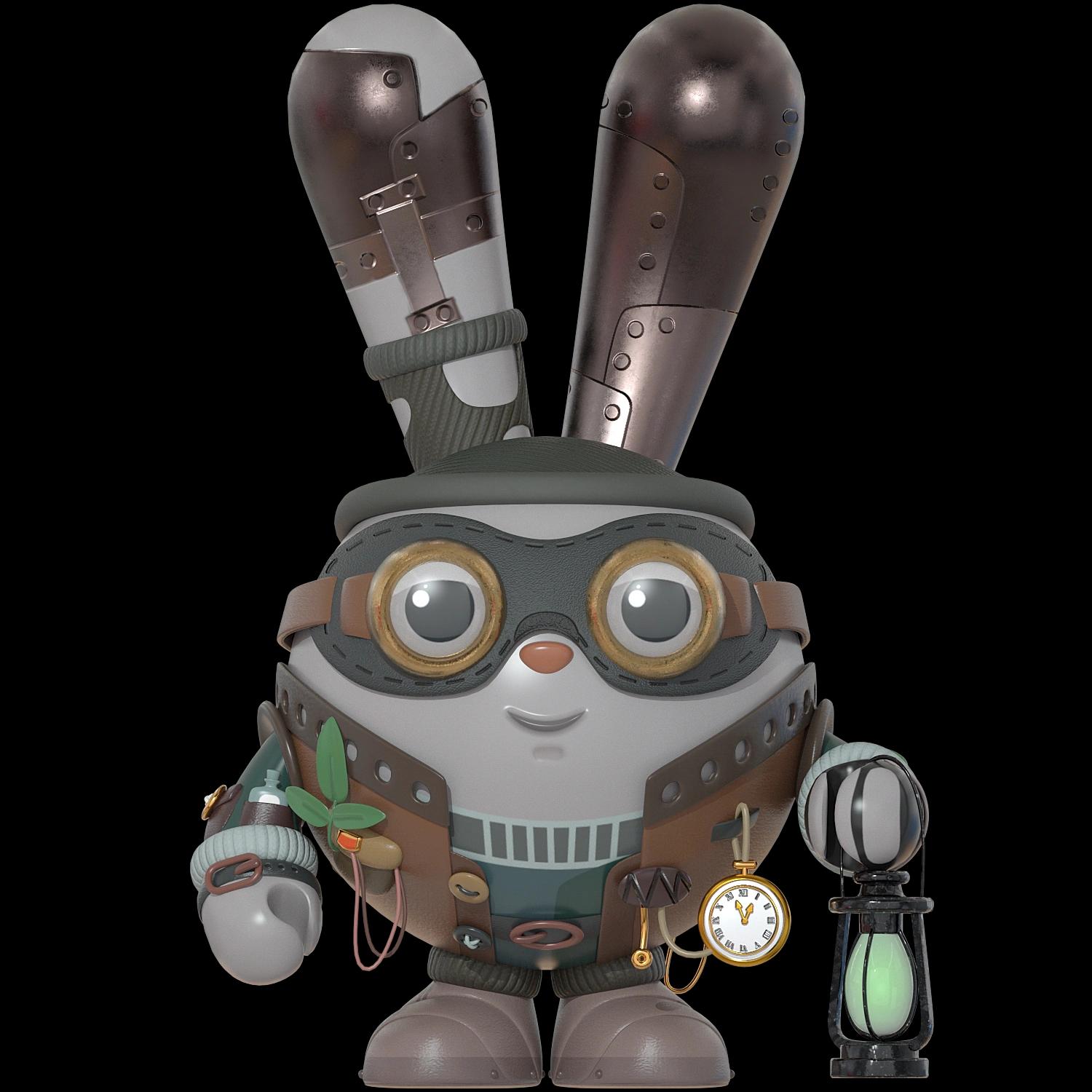 solarpunk-explorer | Collectible designer toys at R.Toys solarpunk-explorer