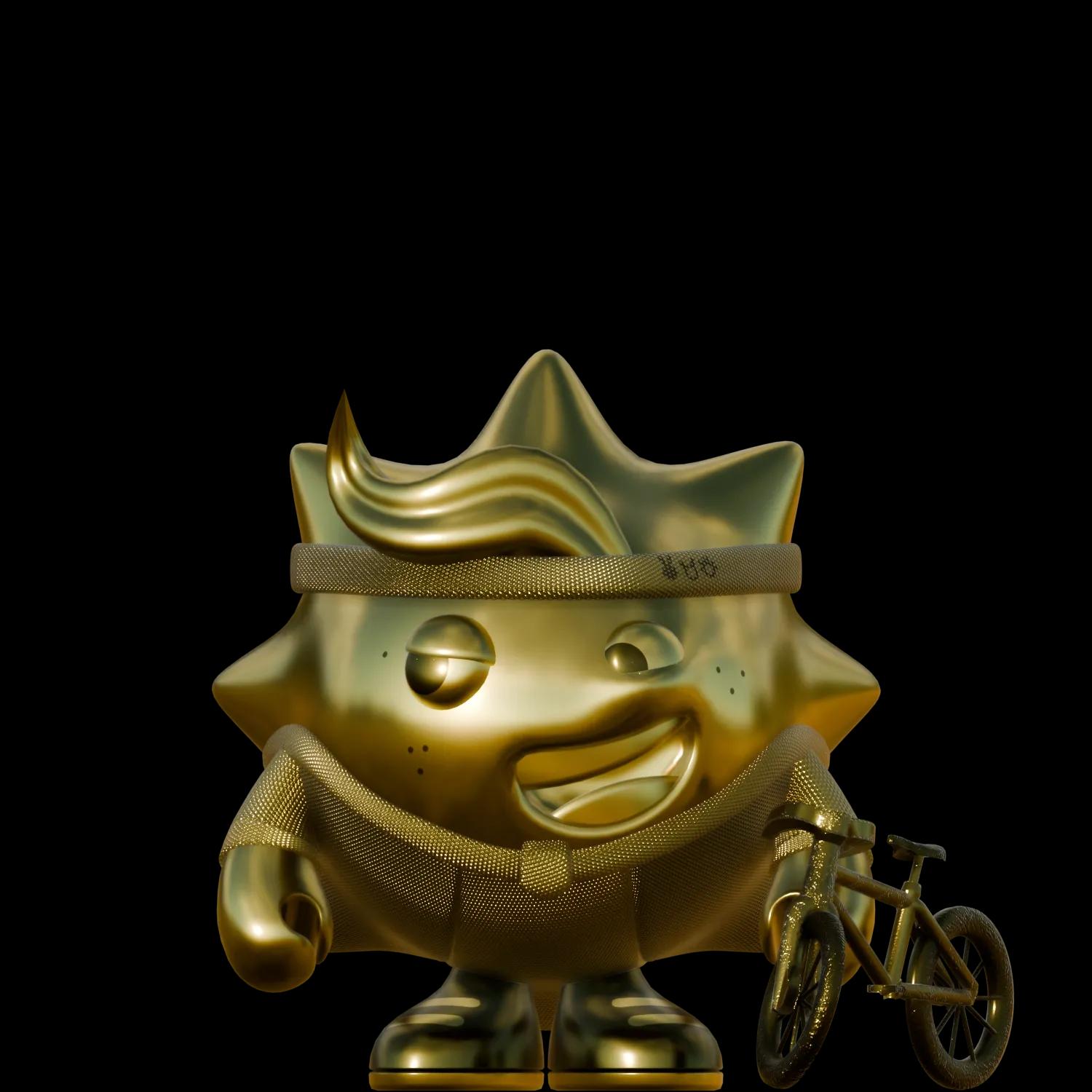 speedy-sprintz-gold | Collectible designer toys at R.Toys speedy-sprintz-gold