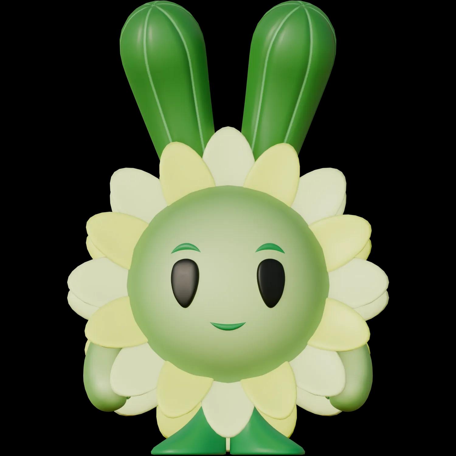 sunflower-rabbit | Collectible designer toys at R.Toys sunflower-rabbit