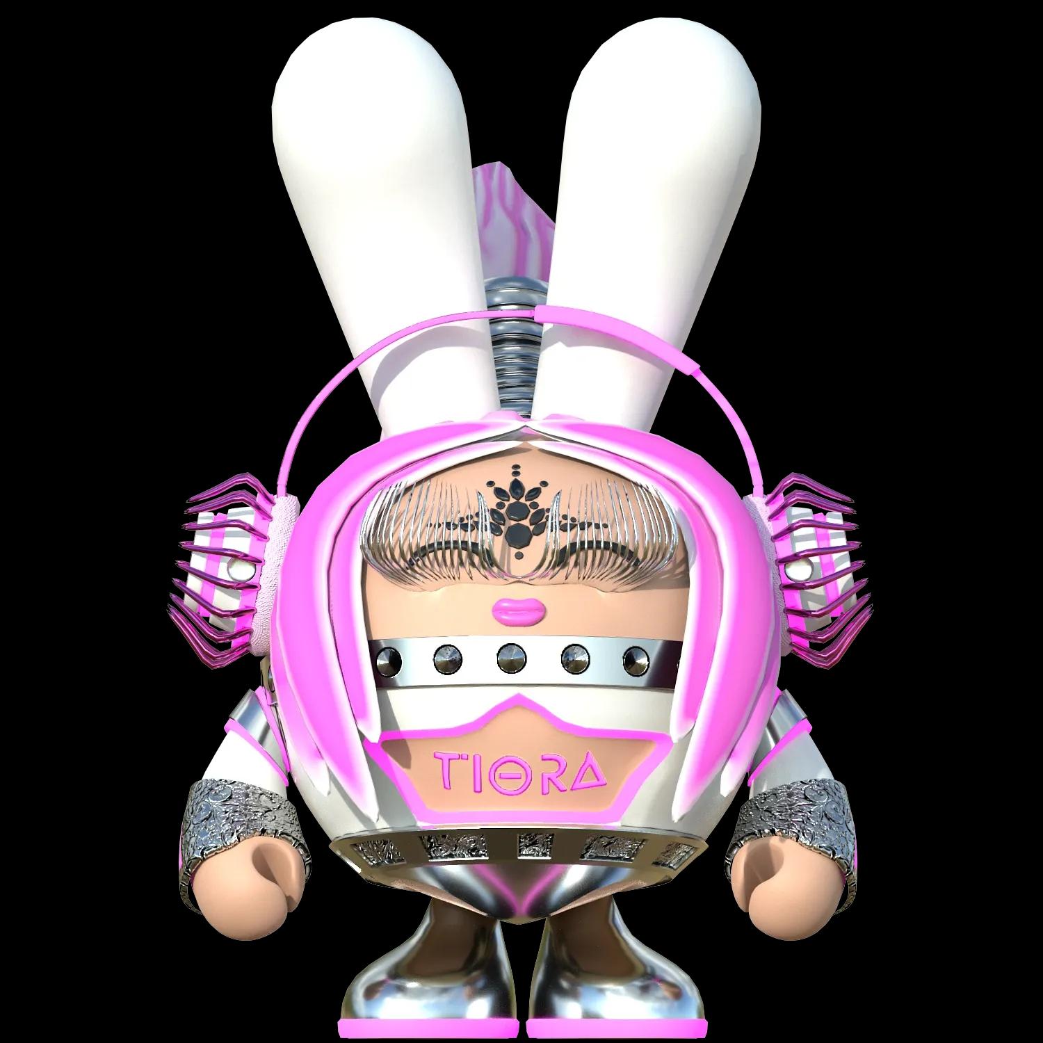 tiora-neon-pink | Collectible designer toys at R.Toys tiora-neon-pink