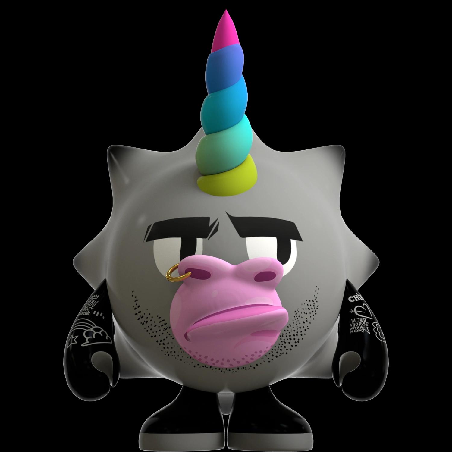 unicorn-party-black-edition | Collectible designer toys at R.Toys unicorn-party-black-edition
