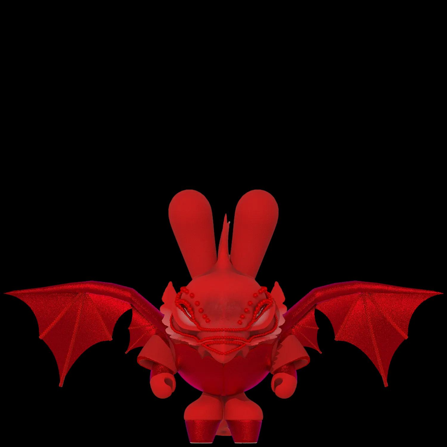 vsd-red-dragon | Collectible designer toys at R.Toys vsd-red-dragon