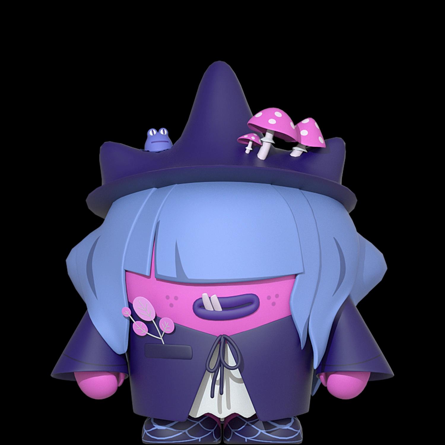 monsters-witch | Коллекционные дизайнерские игрушки на R.Toys monsters-witch