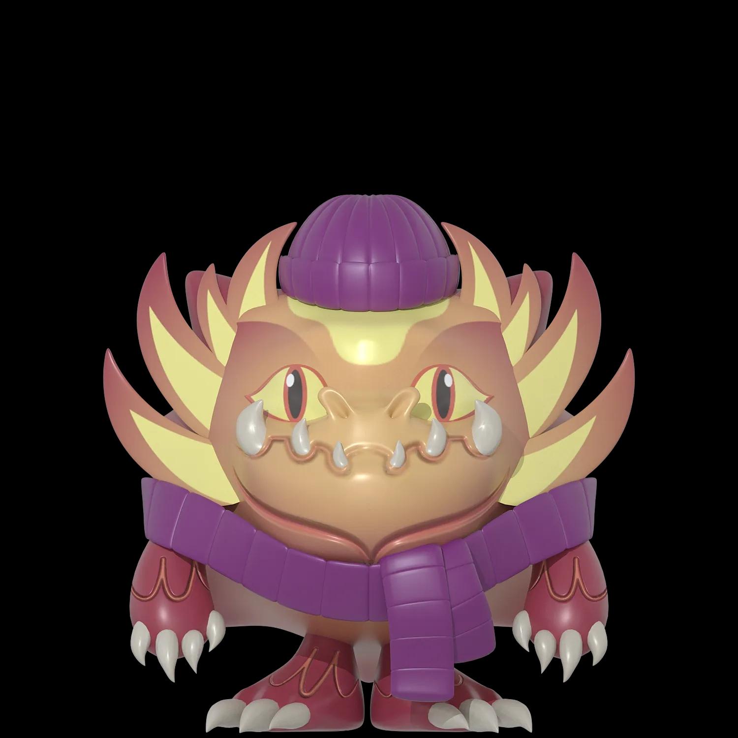 timberfire-dragon | Collectible designer toys at R.Toys timberfire-dragon